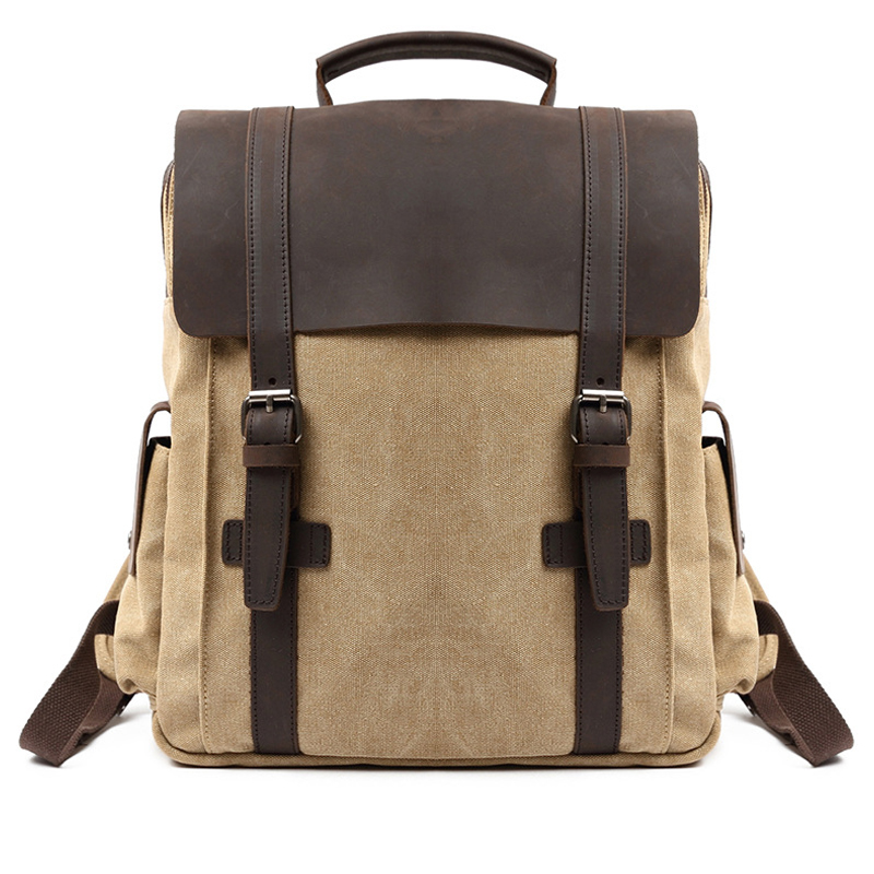 Laptop Backpack 15.6 - Vintage Canvas Backpack Men Women Canvas