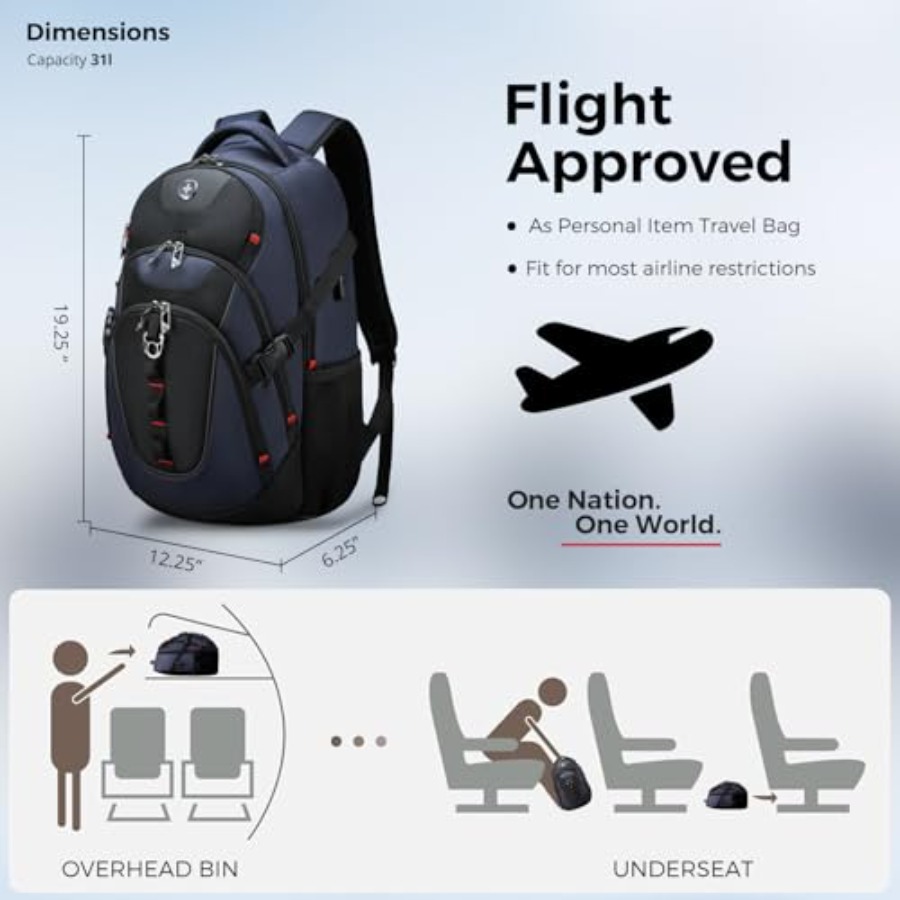 Design Laptop Backpack with US - огляд і ціна Laptop Backpack 15.6