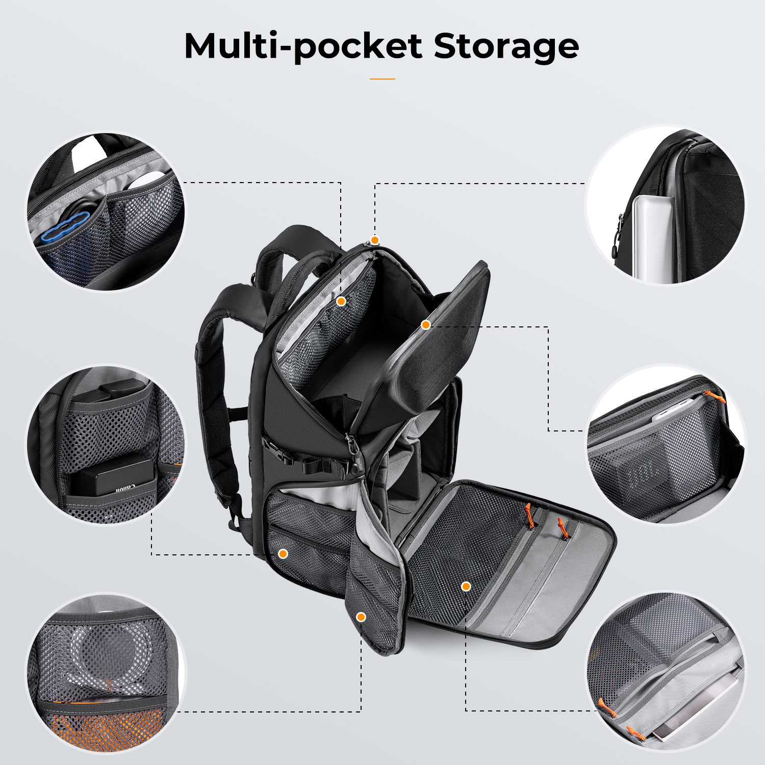K&F CONCEPT 20L Camera Backpac - огляд і ціна Laptop Backpack 15.6