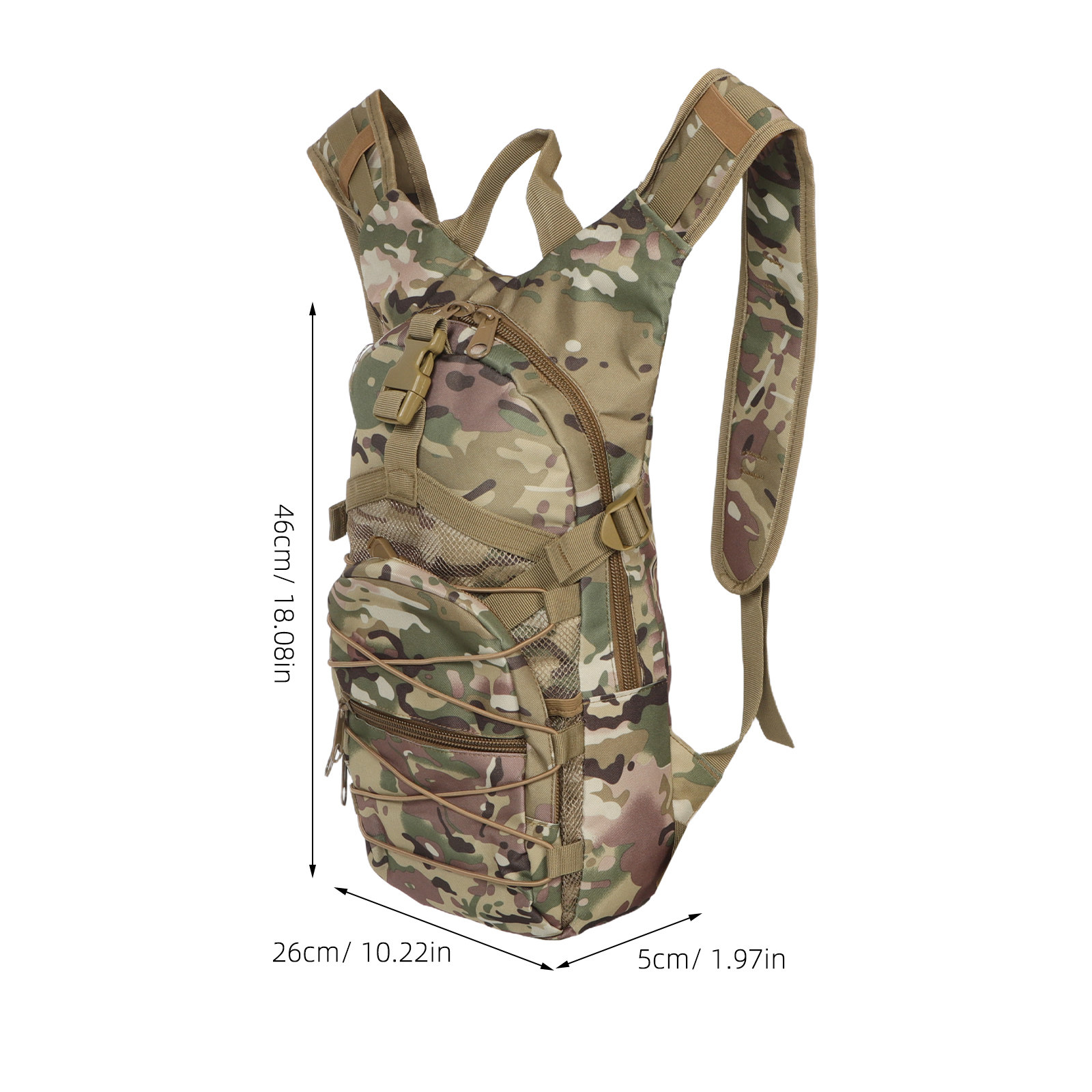Military Style Camouflage Back - огляд і ціна Rucksack Military Style