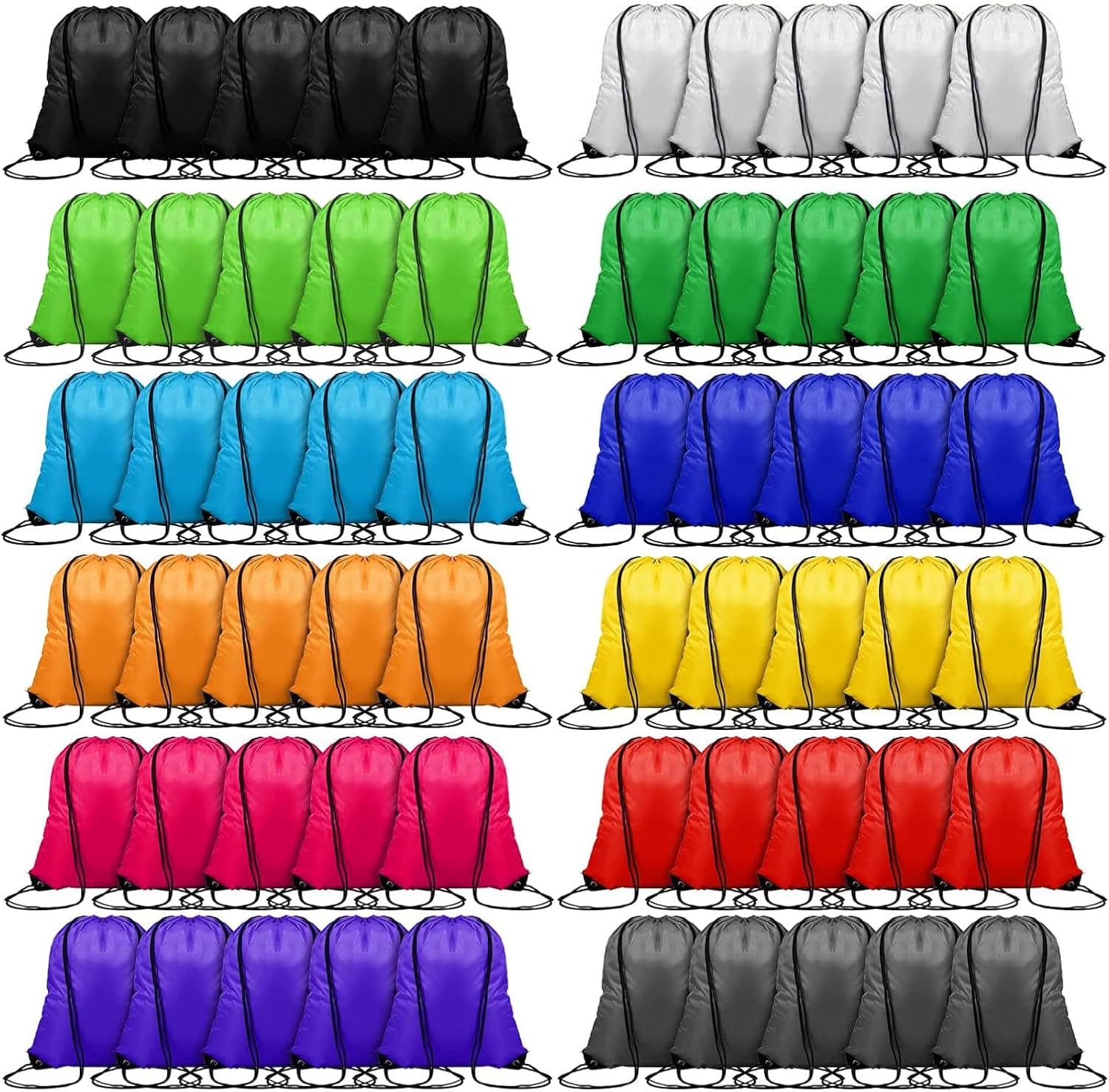 120PCS Drawstring Backpack Bul - огляд і ціна Drawstring Gym Bag