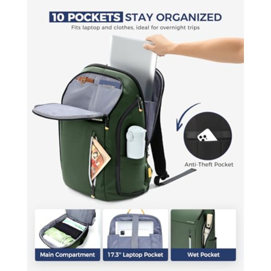 Laptop Backpack for Men, Buses - огляд і ціна Travel Backpack Anti Theft