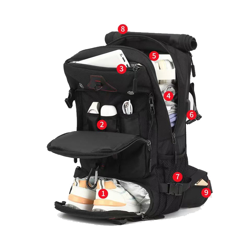 Large capacity travel backpack - огляд і ціна Laptop Backpack 15.6