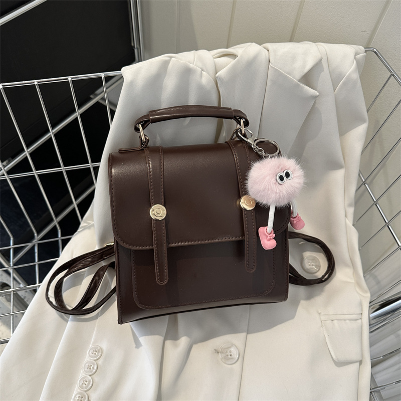 New fashionable double-shoulde - огляд і ціна Leather Backpack Vintage