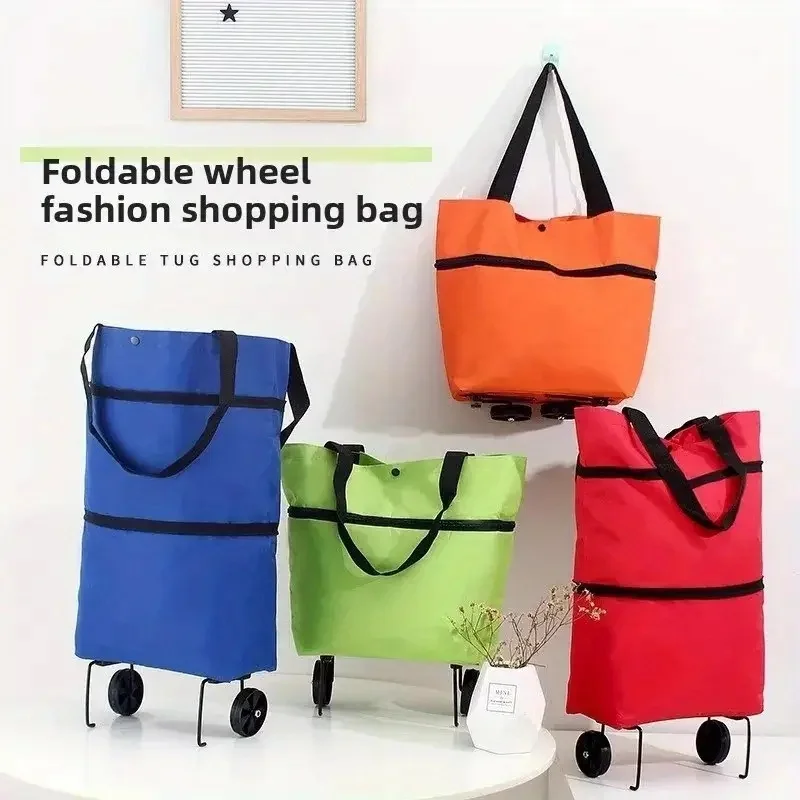 1pc Portable Shopping Cart wit - огляд і ціна Foldable Backpack Small