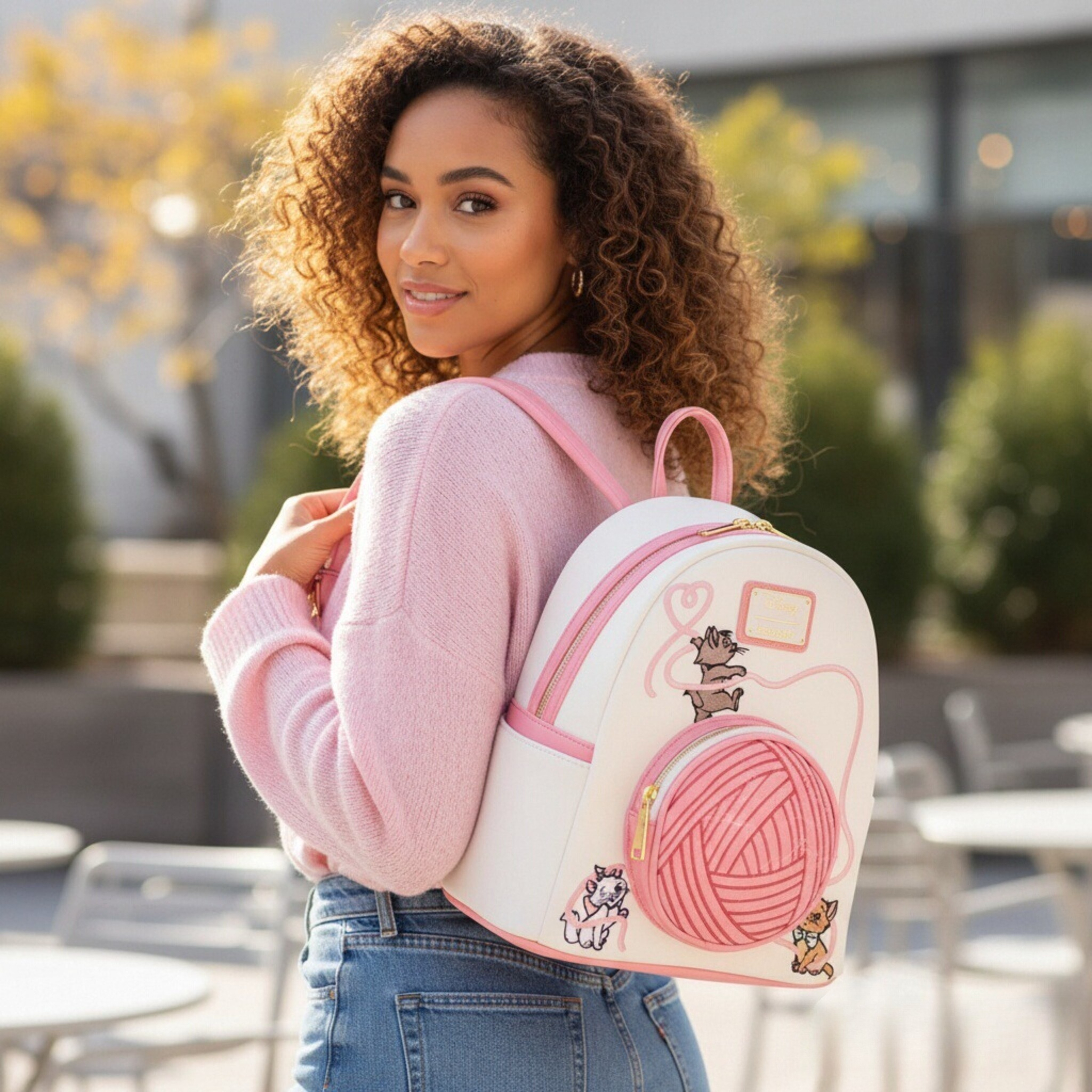 The Aristocats Marie Floral Al - огляд і ціна Fashion Backpack Women