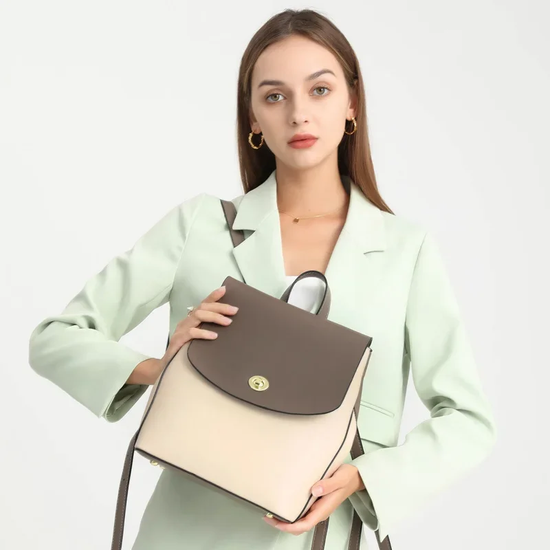 Women's Bags Large Capacity Le - огляд і ціна Leather Backpack Vintage