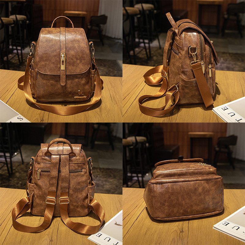 College Women Backpacks Design - огляд і ціна Leather Backpack Vintage