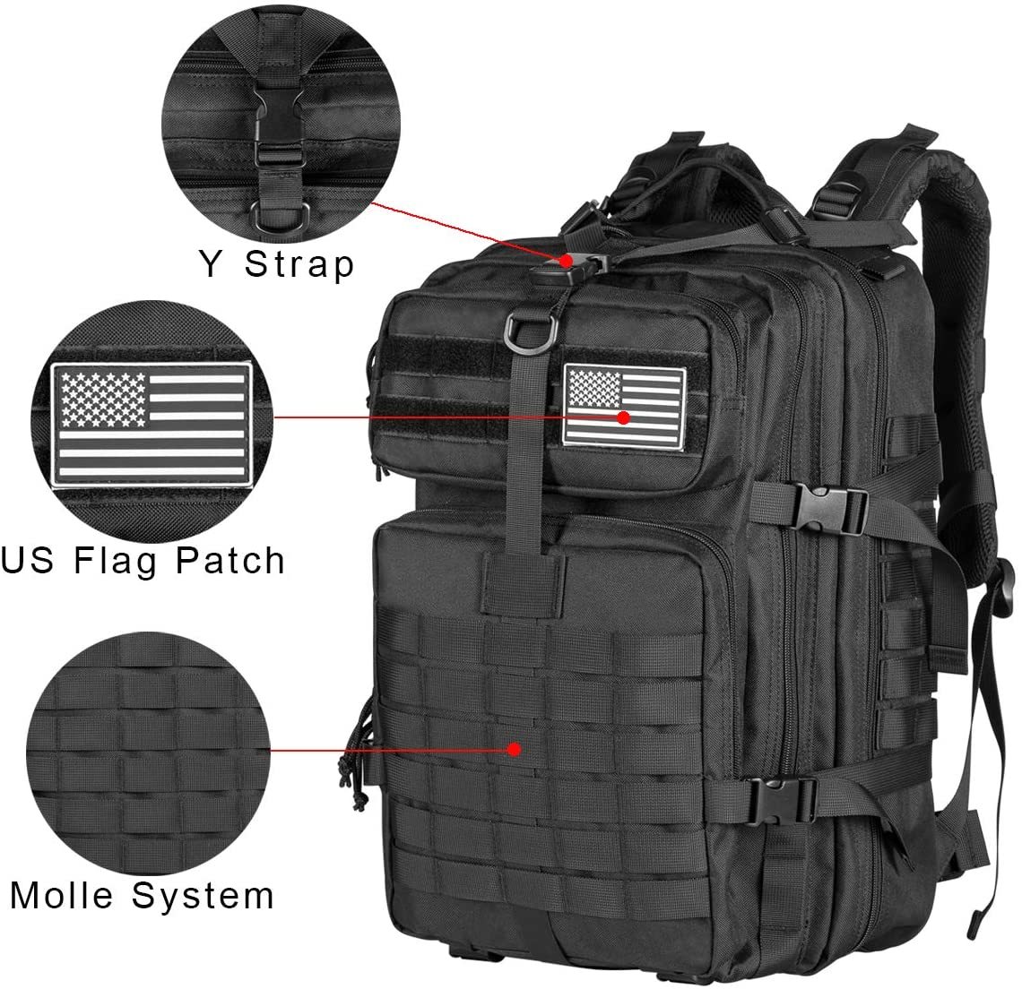 AA 60L Army Military Tactical  - огляд і ціна Urban Backpack Tactical