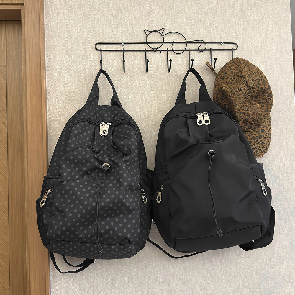 Polka Dot Nylon Drawstring Bac - огляд і ціна Canvas Backpack Casual