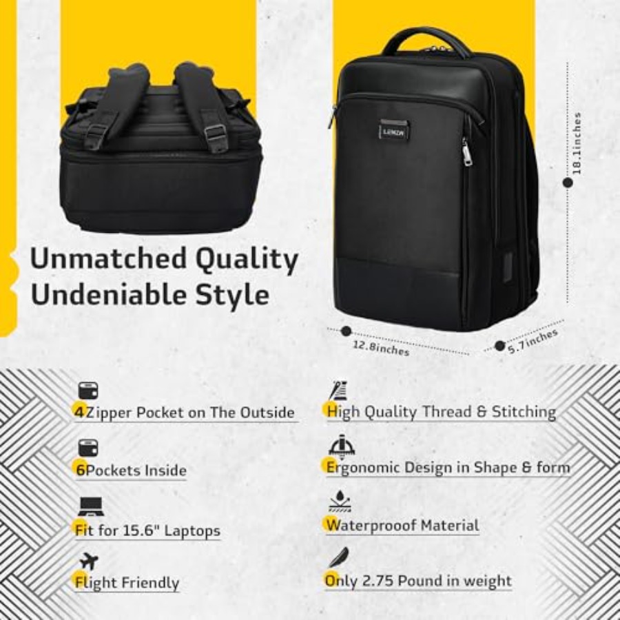 Laptop Business Backpack for M - огляд і ціна Travel Backpack Anti Theft