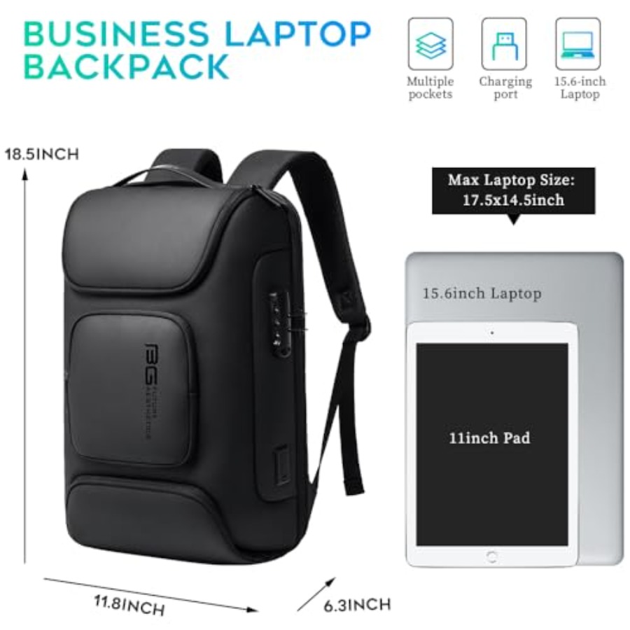 Business Backpack, Laptop Back - огляд і ціна Laptop Backpack 15.6