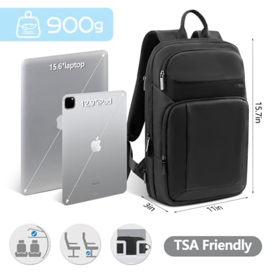 Backpack for Men Slim and Expa - огляд і ціна Travel Backpack Anti Theft