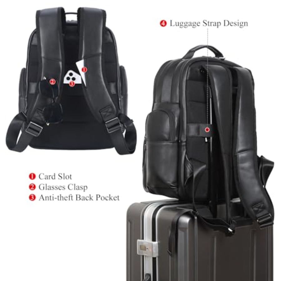 Men's Vintage Leather Backpack - огляд і ціна Leather Backpack Vintage