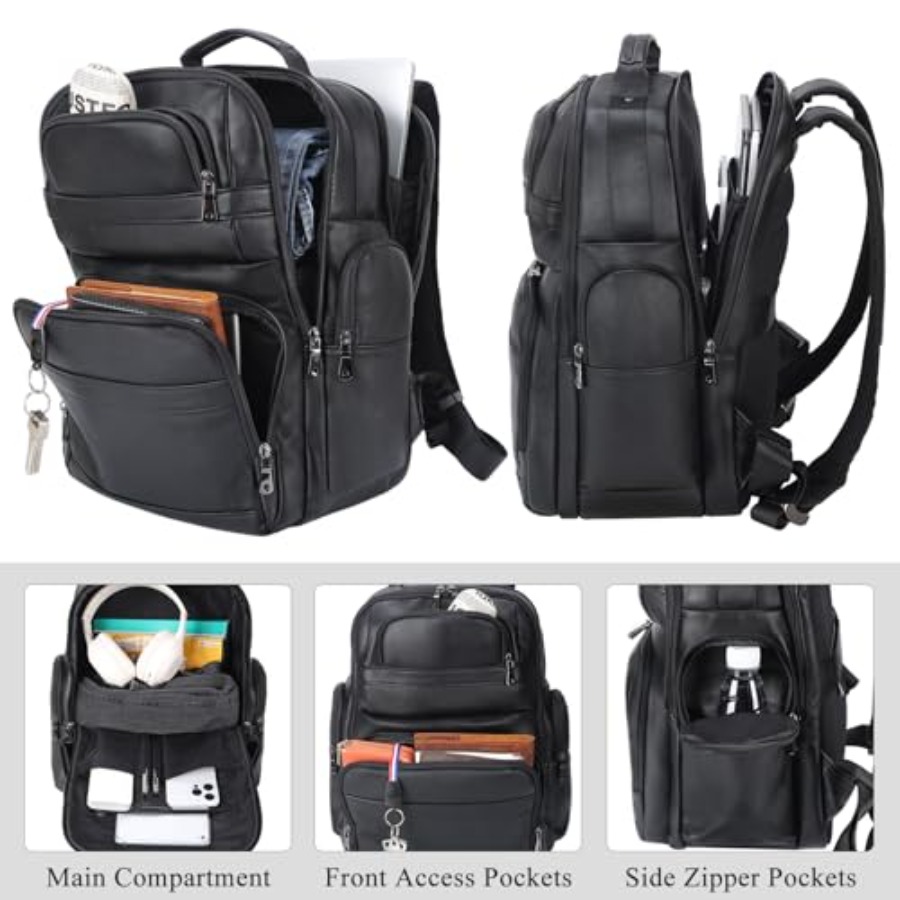 Men's Vintage Leather Backpack - огляд і ціна Leather Backpack Vintage