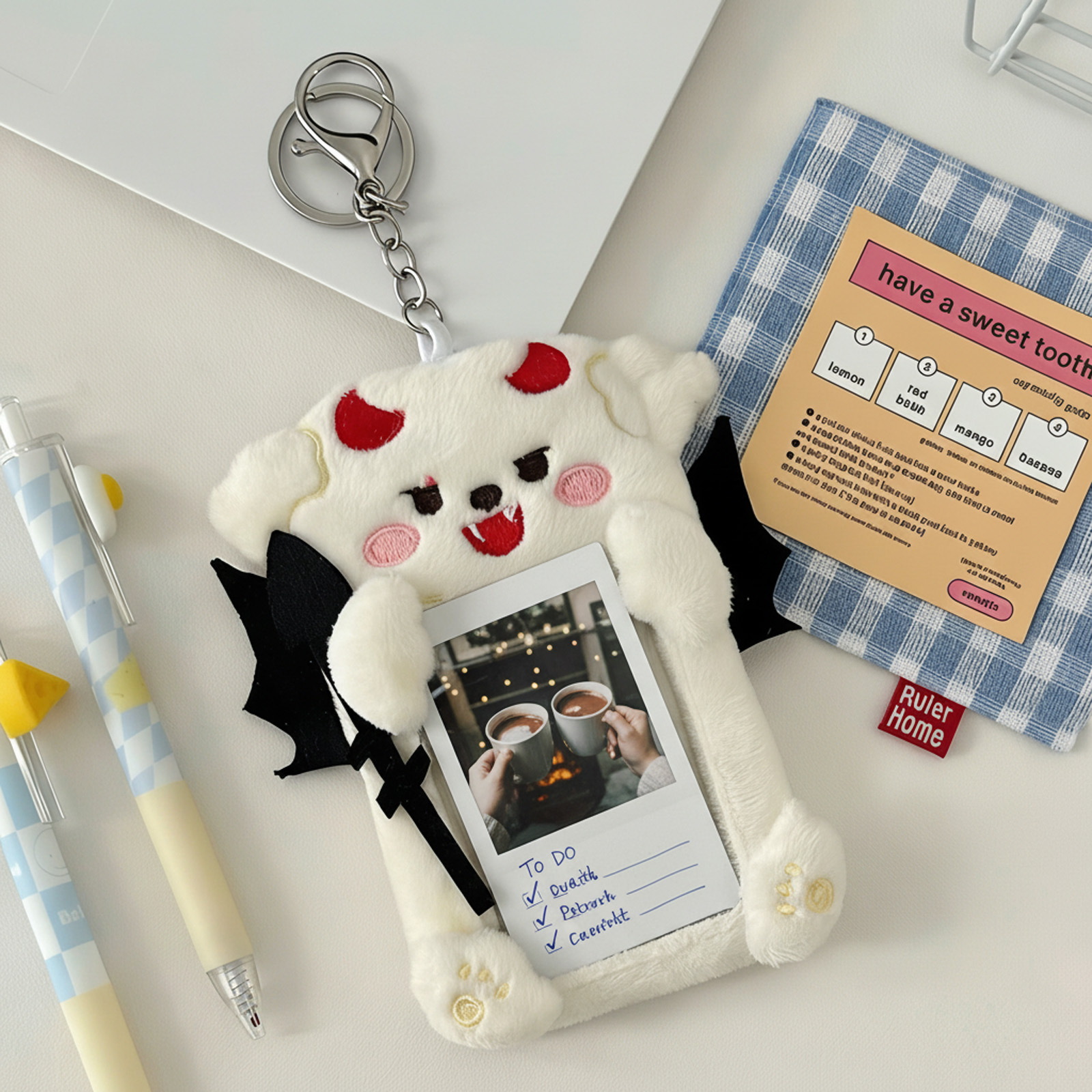 Plush Angel Devil Keychain Cut - огляд і ціна Fashion Backpack Women