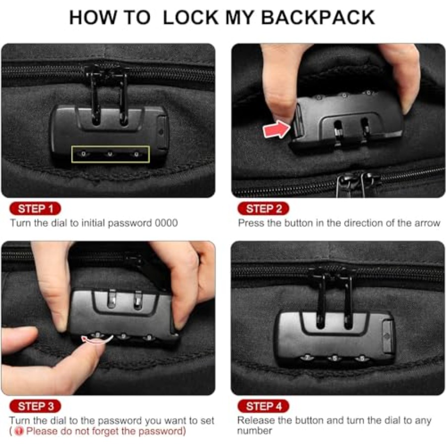 Laptop Backpack for Men Women, - огляд і ціна Travel Backpack Anti Theft