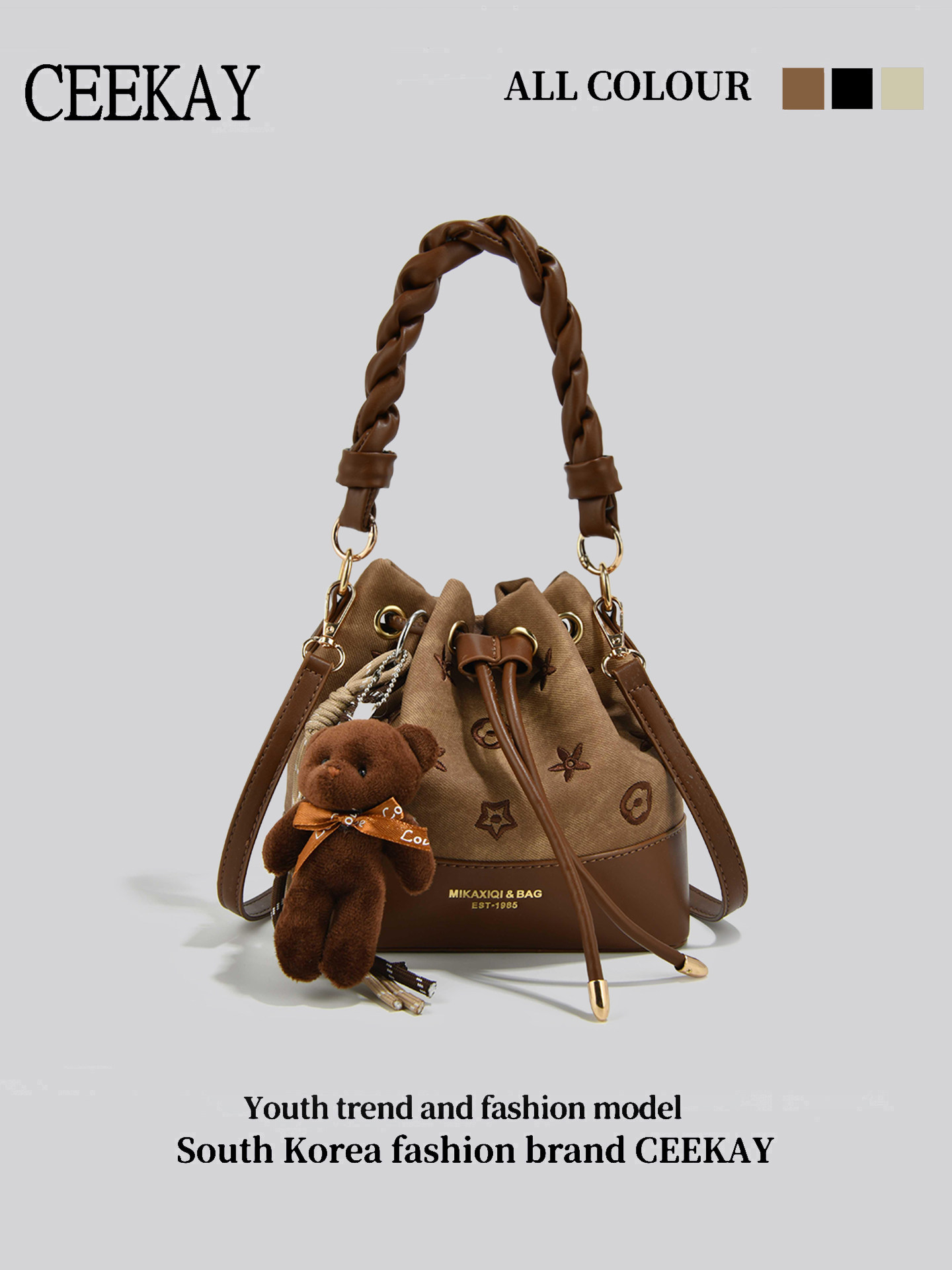 CEEKAY Vintage Drawstring Buck - огляд і ціна Leather Backpack Vintage