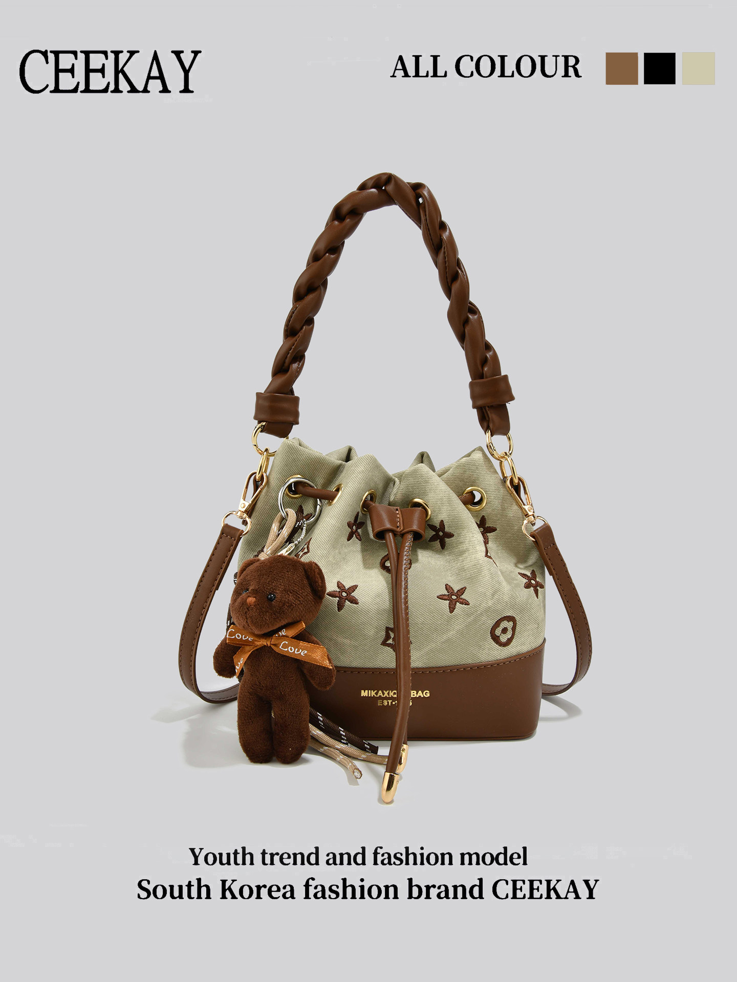 CEEKAY Vintage Drawstring Buck - огляд і ціна Leather Backpack Vintage
