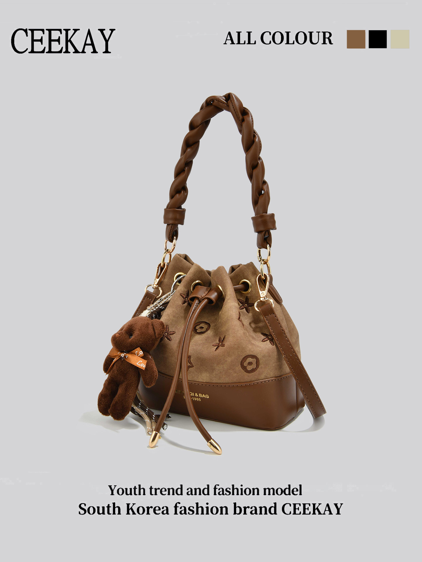 CEEKAY Vintage Drawstring Buck - огляд і ціна Leather Backpack Vintage
