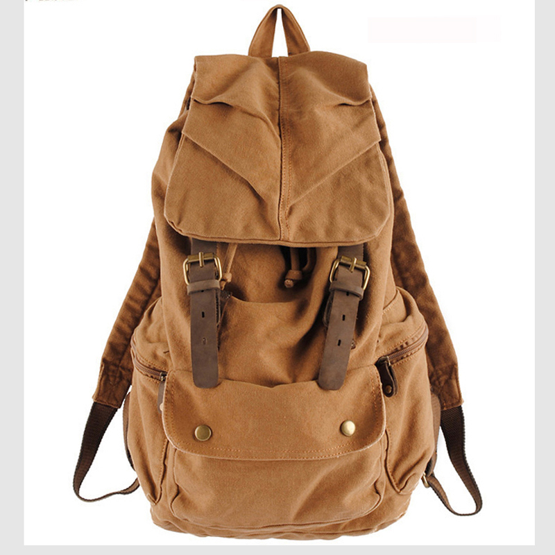 Fashion Vintage Leather milita - огляд і ціна Rucksack Military Style