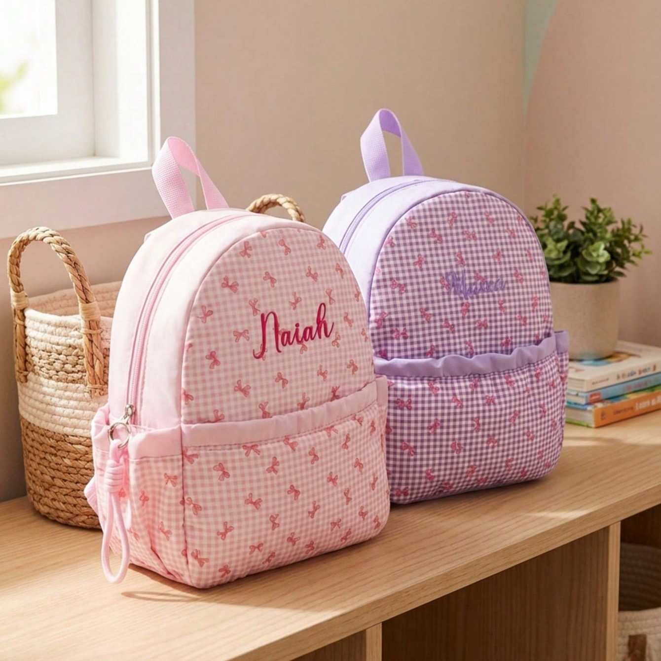 Custom Name-Letter Embroidered - огляд і ціна School Backpack Teen