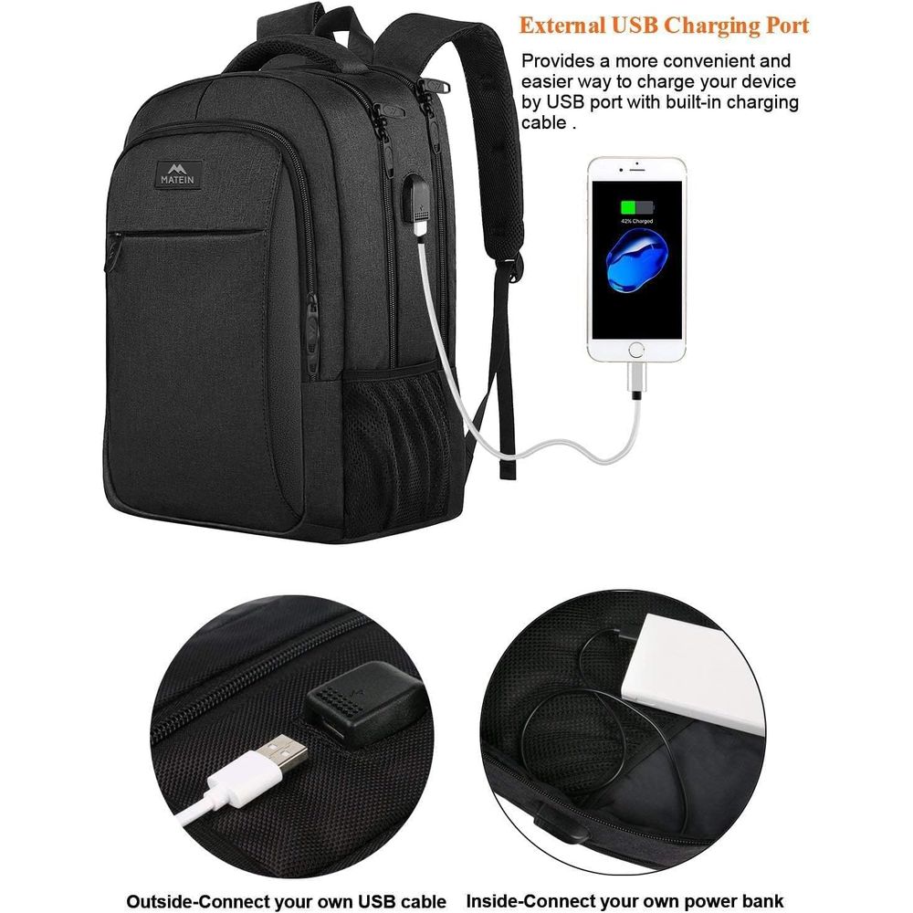 MATEIN BusinLaptop Backpack, 1 - огляд і ціна Laptop Backpack 15.6