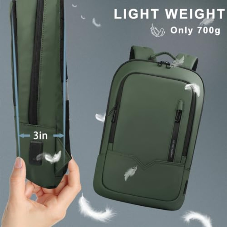 Backpack for Men Business Slim - огляд і ціна Travel Backpack Anti Theft