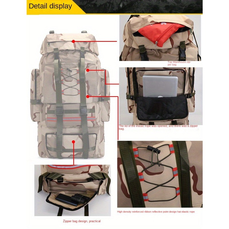 Large Capacity Outdoor Tactica - огляд і ціна Rucksack Military Style