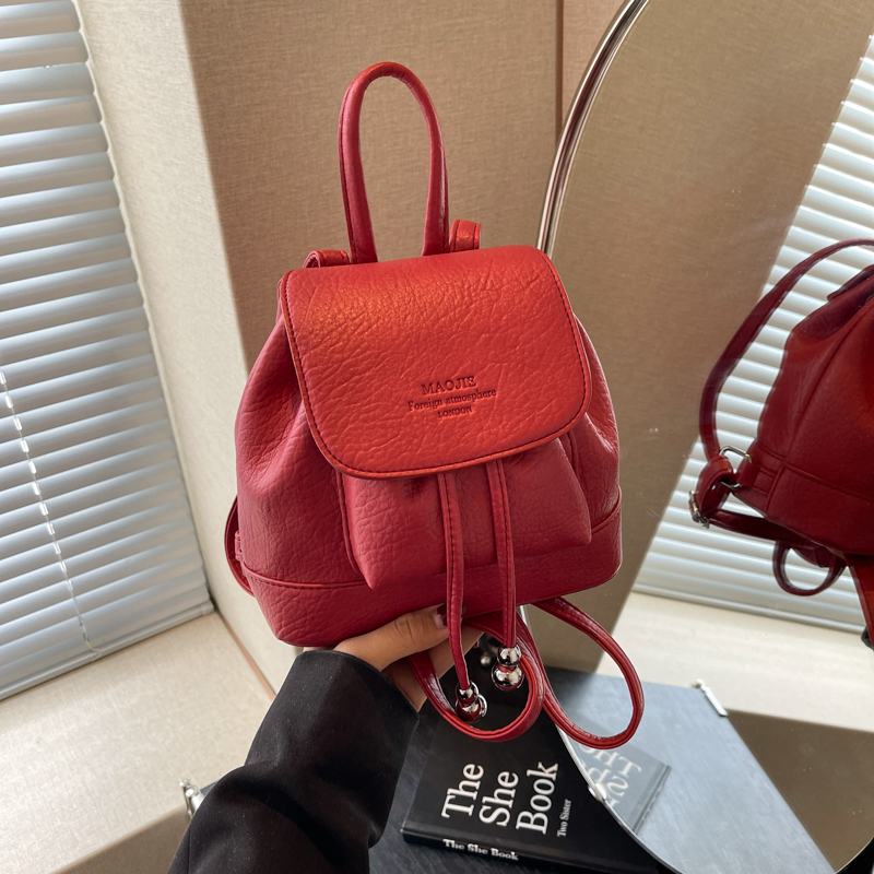 Solid Small String Backpacks P - огляд і ціна Leather Backpack Vintage