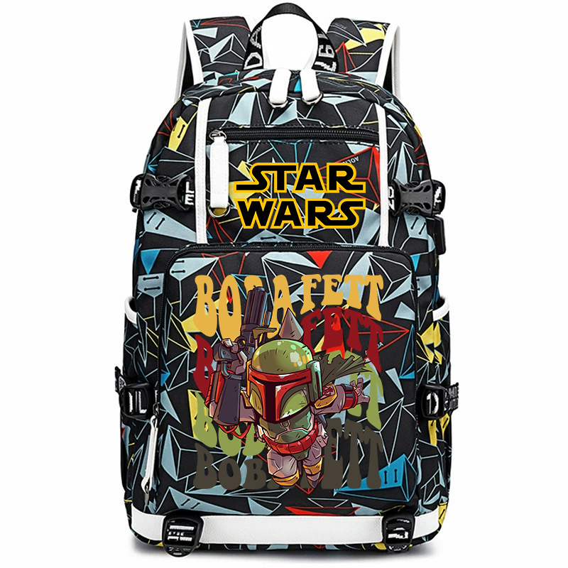Star Wars Boba Fett Print Stud - огляд і ціна School Backpack Teen