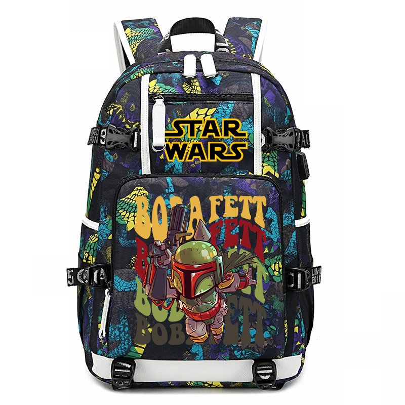 Star Wars Boba Fett Print Stud - огляд і ціна School Backpack Teen