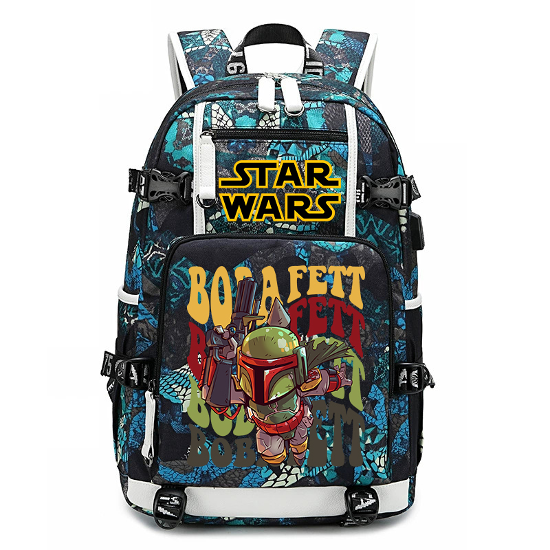 Star Wars Boba Fett Print Stud - огляд і ціна School Backpack Teen