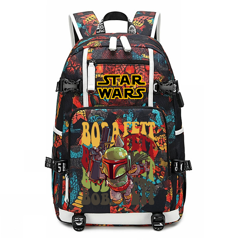 Star Wars Boba Fett Print Stud - огляд і ціна School Backpack Teen