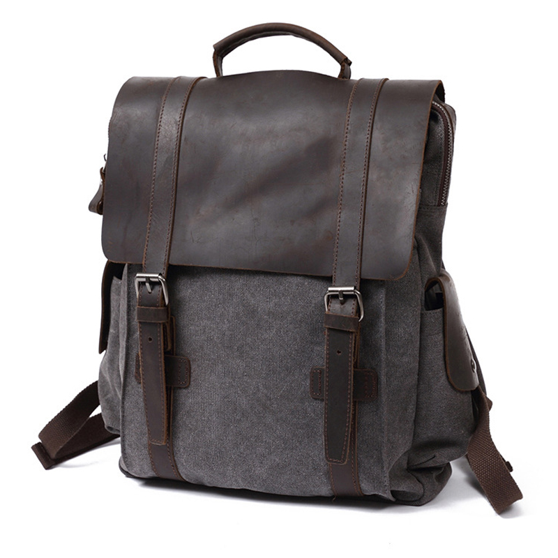 Vintage Canvas Backpack Men Wo - огляд і ціна Laptop Backpack 15.6