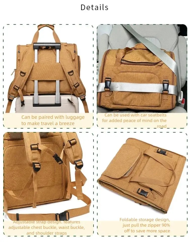 Portable cat bag, expandable l - огляд і ціна Foldable Backpack Small