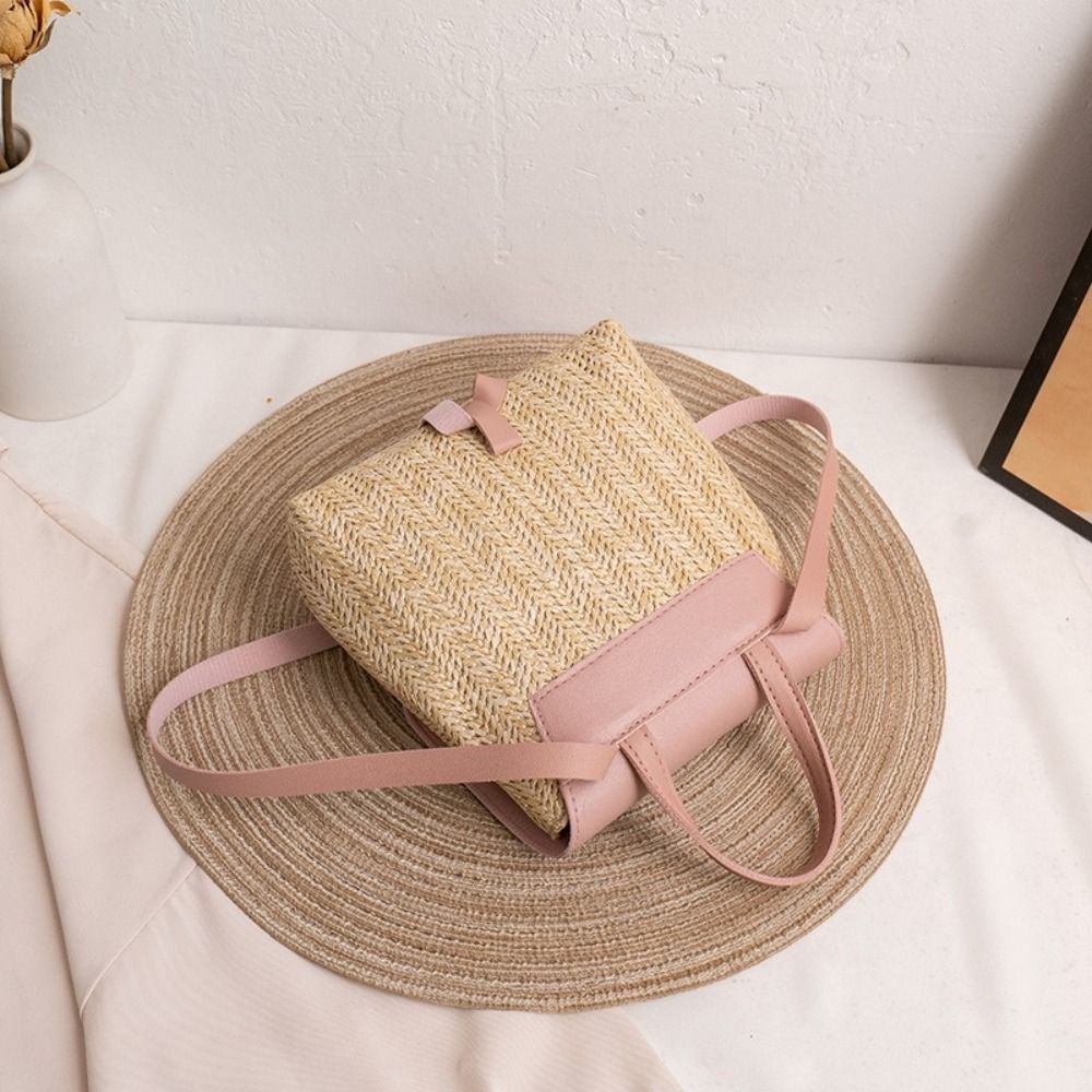 Fashion PU Leather Straw Backp - огляд і ціна Leather Backpack Vintage