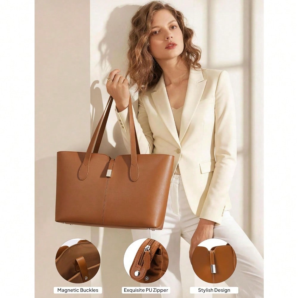 Laptop Tote Bag For Women With - огляд і ціна Laptop Sleeve Removable
