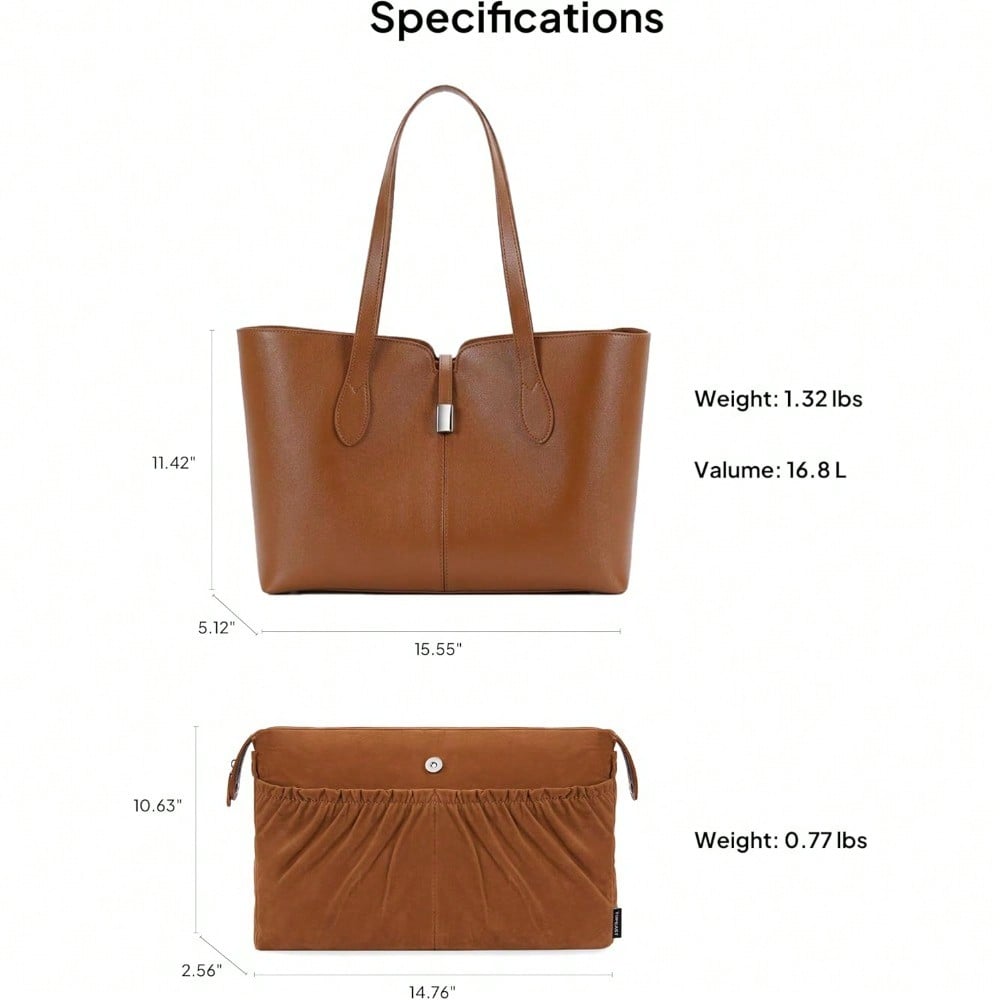 Laptop Tote Bag For Women With - огляд і ціна Laptop Sleeve Removable