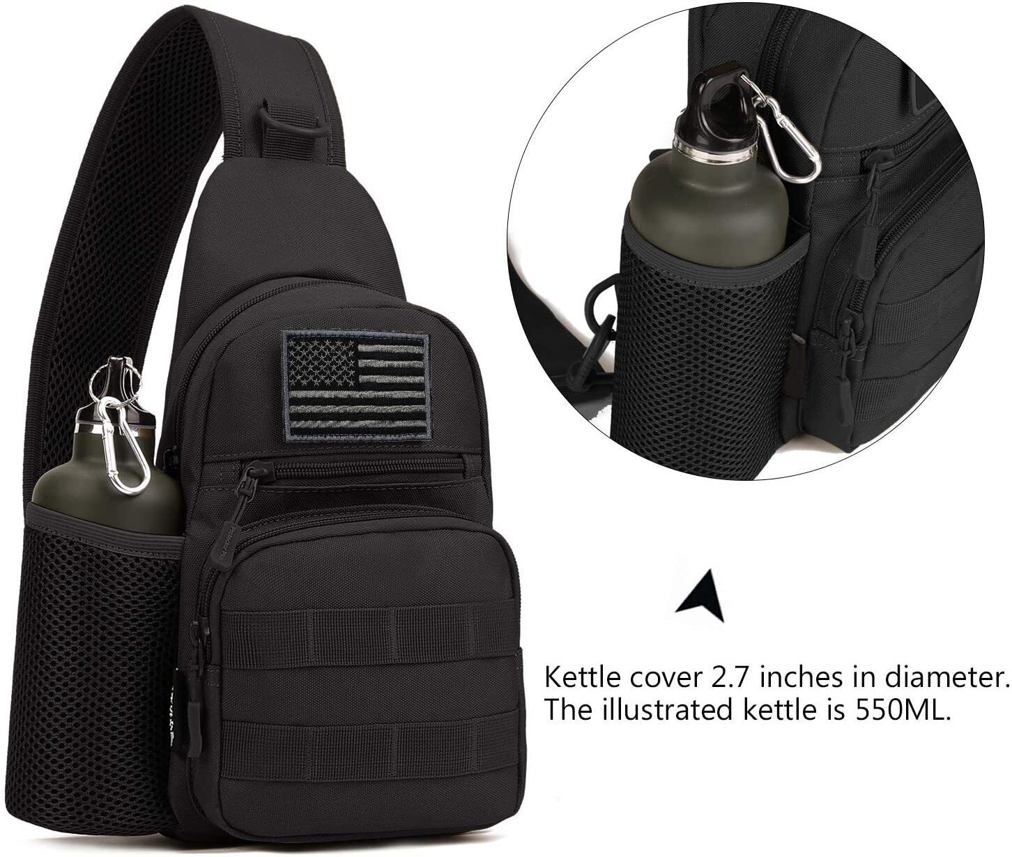 Tactical Sling Crossbody Backp - огляд і ціна Sling Backpack Shoulder